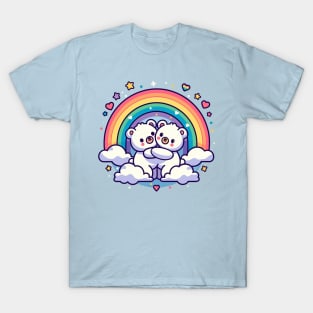 Rainbow Polar Bears T-Shirt